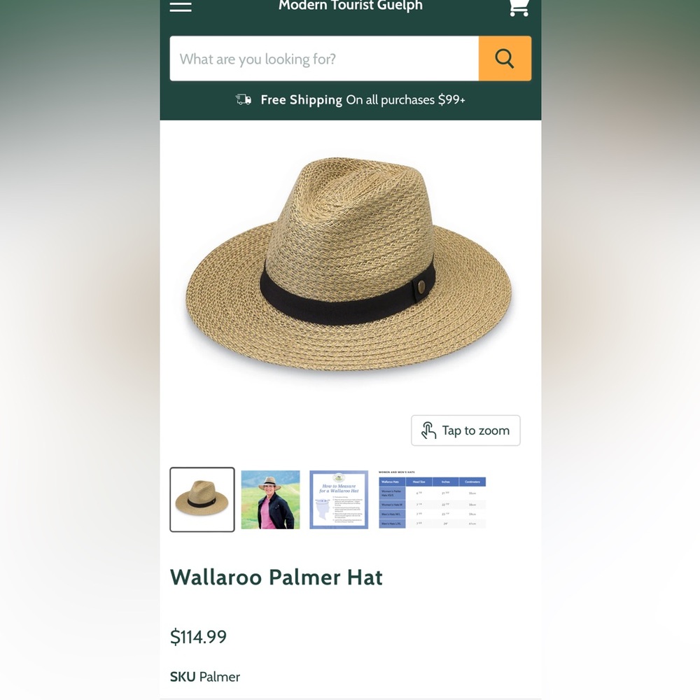 WALLAROO Palmer hat